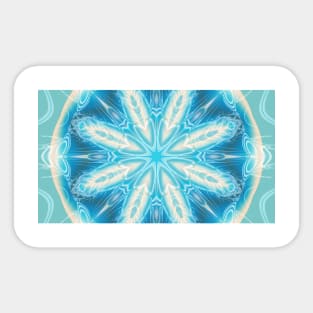 Blue star Mandala #2 Sticker